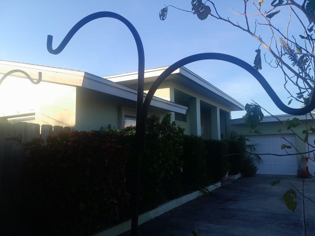 In Ground  Plant Hangers . Good Condition.  Both For $20.00