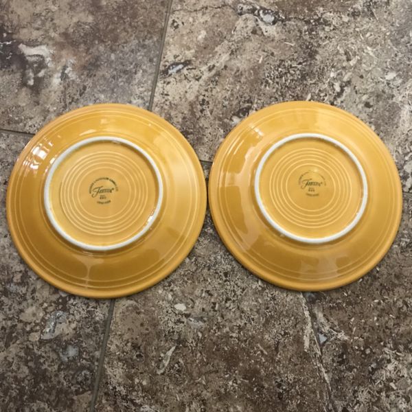 Fiesta Marigold small 7.25” salad plate (2) Retired Color (Home ... Fiesta Marigold small 7.25” salad plate (2) Retired Color (Home ...