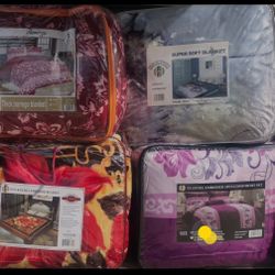 Brand New Blankets, Cobijas, Comforters, Colchas 