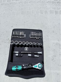 Ratchet Set, 28, 1/4 in, SAE