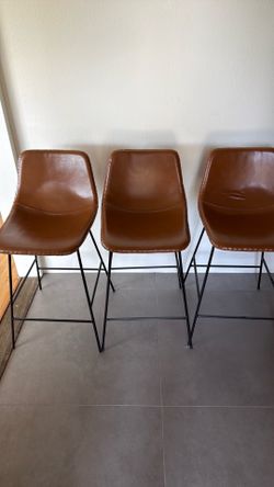 Counter height stools set of 3