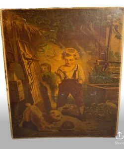 Rare Antique Lithograph 