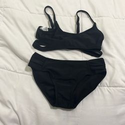 Black 2 piece bikini