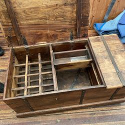 Antique Trunk/wine Holder