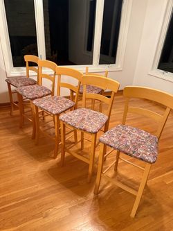 Chairs 38 tall x 15 deep x 18 wide