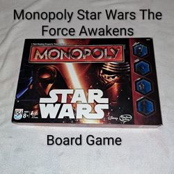 Monopoly Star Wars The Force Awakens Edition Board Game In Excellent New Condition (Is Complete Nothing Missing)