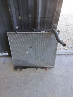 Radiator nissan pathfinder xterra frontier