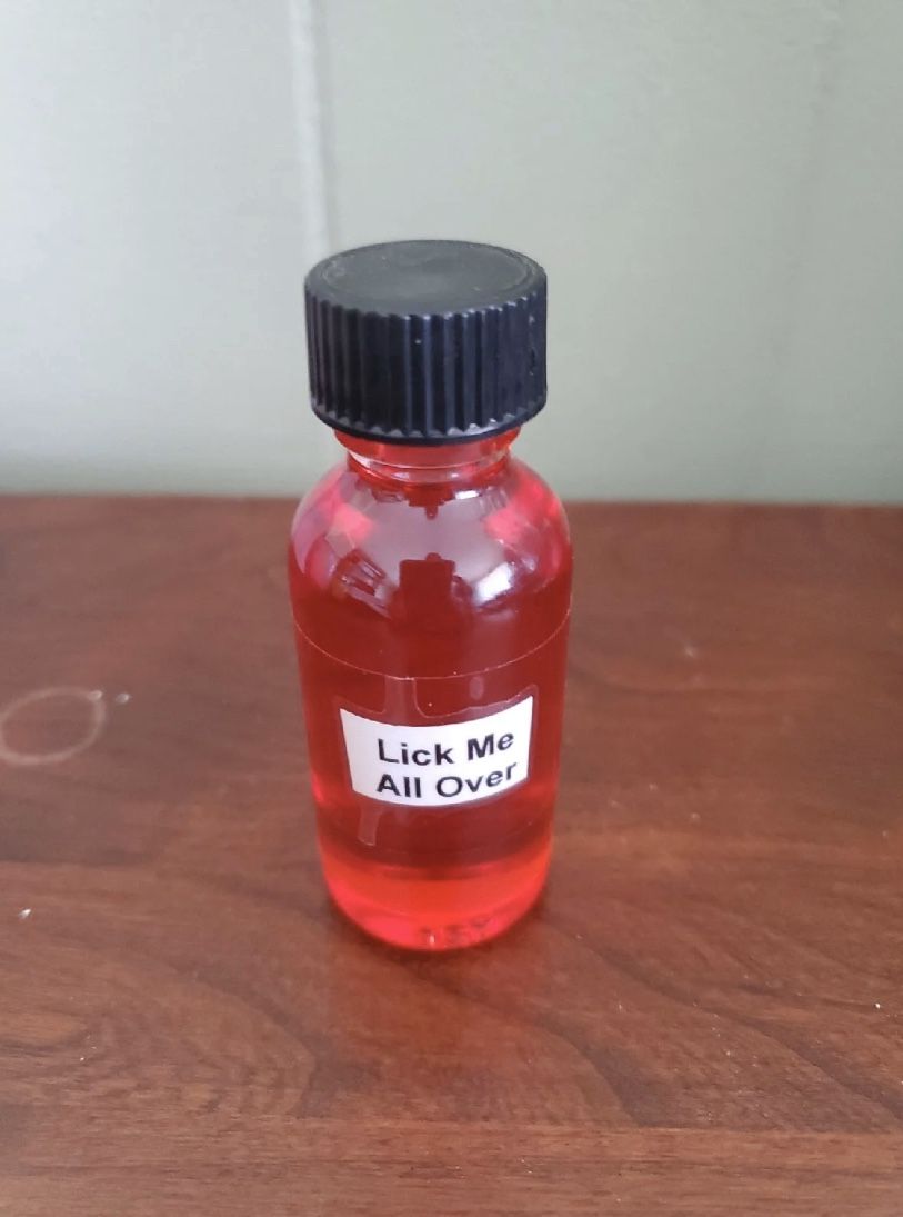 Lick me all over body oil fragrances