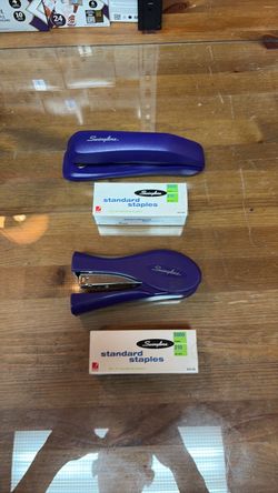 Two Staplers w/Full Box of Staples.