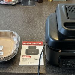Large 7 Quart George Foreman Air Fryer