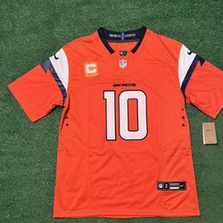 Denver Broncos Bo Nix Orange Jersey
