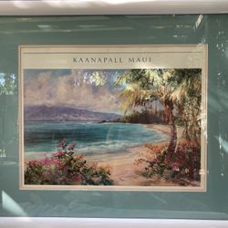BH Freeland Signed Hawaiian Lithograph!