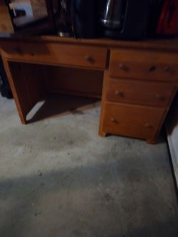 Wood desk