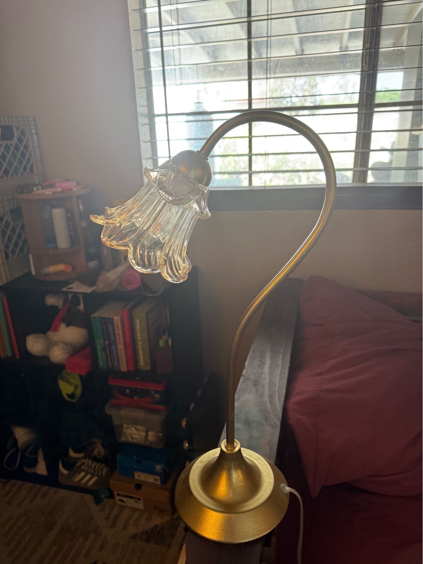 Vintage style glass lamp