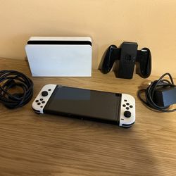 Nintendo Switch - OLED Model with White Joy-Con