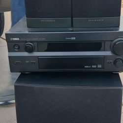 Klipsch Speakers And Subwoofer With Yamaha Receiver 