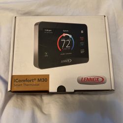 Lennox 15Z69 iComfort M30 Universal Smart Programmable Thermostat, 4.3" LCD Color Display, Geo-Fencing, Remote Access, Wi-Fi and Alexa Enabled