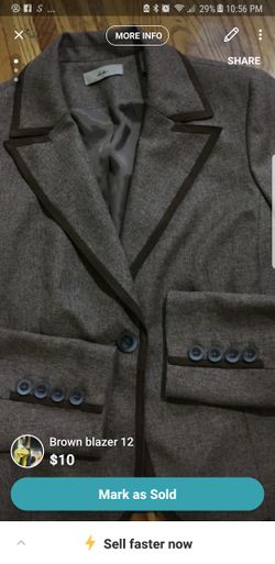 Women's brown blazer