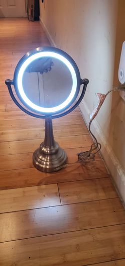 Mirror with light