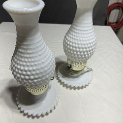 Milk Glass Lamps