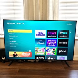 50in TV ROKU HISENSE 
