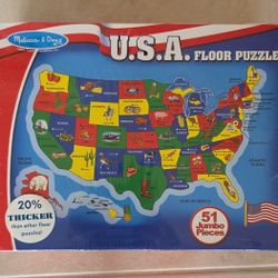 USA Floor Puzzle 