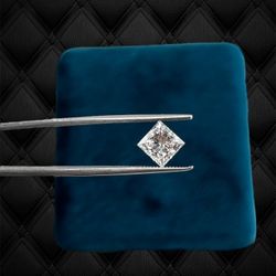 1.54 Ct Lab Grown Princess Shape Certified Diamond 