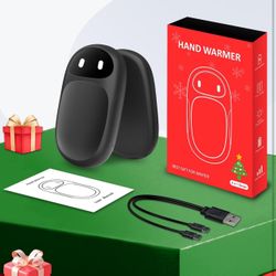 Hand Warmers Rechargeable, Gifts for Men and Women, 6000mAh Electric Hand Warmers Rechargeable 2 Pack with 12 Hours Working Time