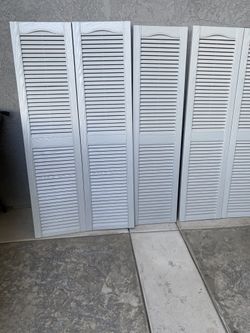 Outdoor Window Shutters. New. Can Be Painted