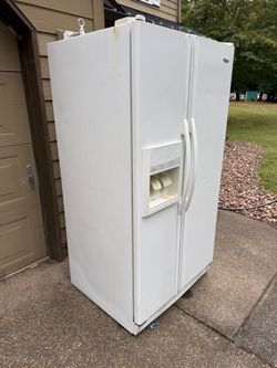 Fridge side by side  Whirlpool brand