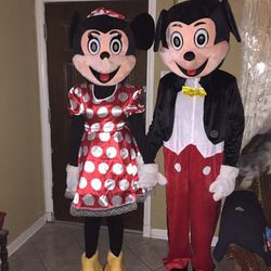 Minnie mouse mascot costume