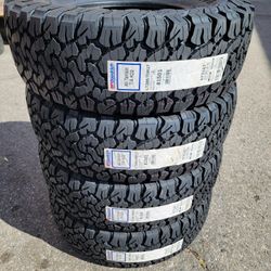 LT 285 70 17 BFGOODRICH KO2 TIRES SILVERADO SUBURBAN AVALANCHE TAHOE SIERRA DENALI YUKON F150 RAM TITAN TUNDRA 
