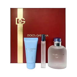 DOLCE & GABBANA - LIGHT BLUE 3PC SET ( M ) 4.2 OZ