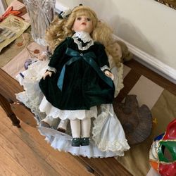 Porcelain Doll 20”