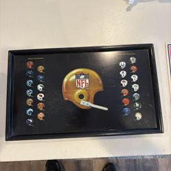 Vintage 1971 NFL national/American football conference serving tray  20” x 12” Go Bears!