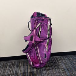 Nike Golf Stand Bag - Magenta & White 