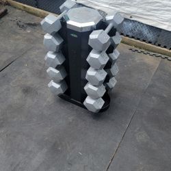 Dumbell Set 300lbs & Hampton Rack - Can deliver