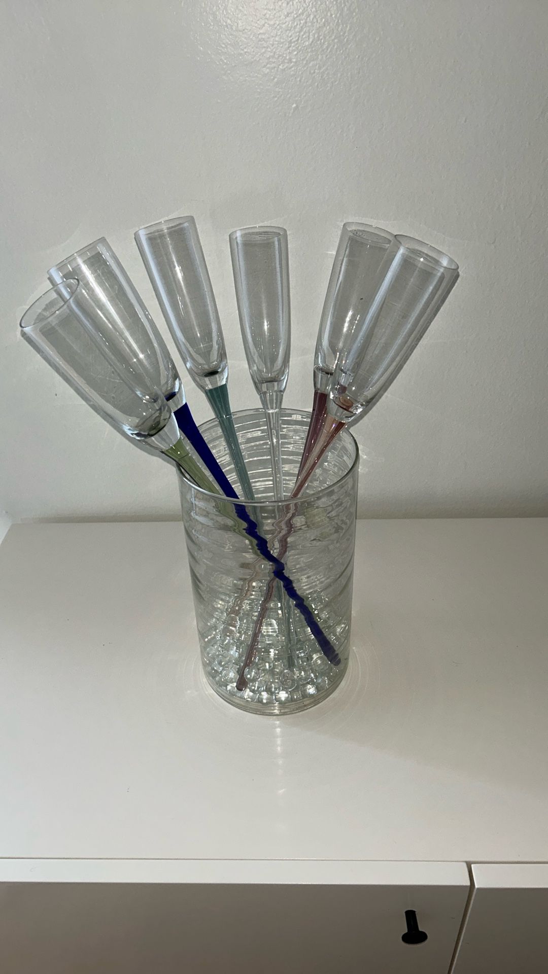 Champagne Flutes In Holder