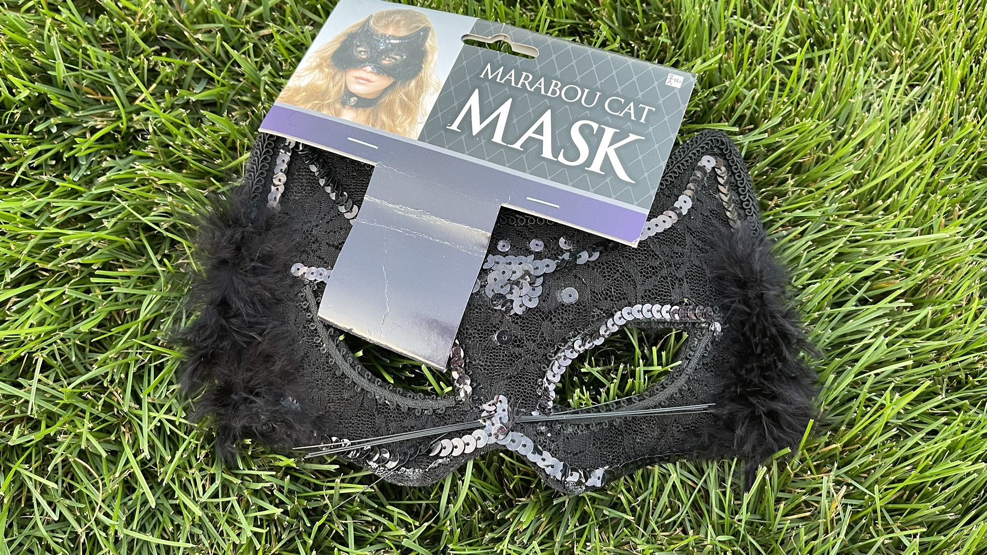 Black Masquerade Mask With Black Sparkles New Halloween Costume