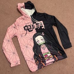 New xl demon slayer anime cosplay hoodie jacket coat sweater pullover shirt 