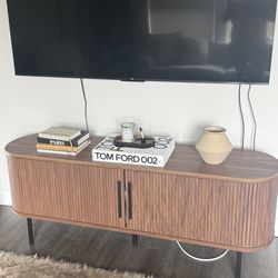 Mid-century console walnut