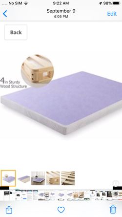 new in box twin 4inch box spring