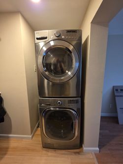 LG Stackable Wash and Dryer. OBO.