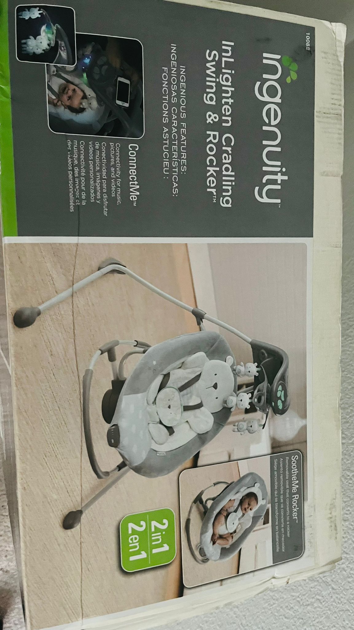 Ingenuity InLighten 5-Speed Baby Swing