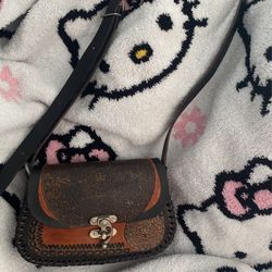 leather  cross Body Purse 