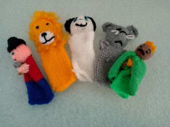 Hand Made Finger Puppets