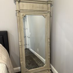 Rustic Wood Full Length Mirror 77” X 30.5”