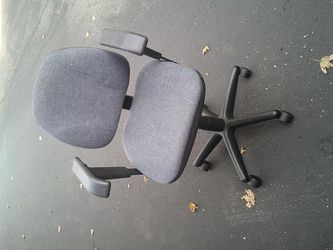 Office Chair - Gray Fabric