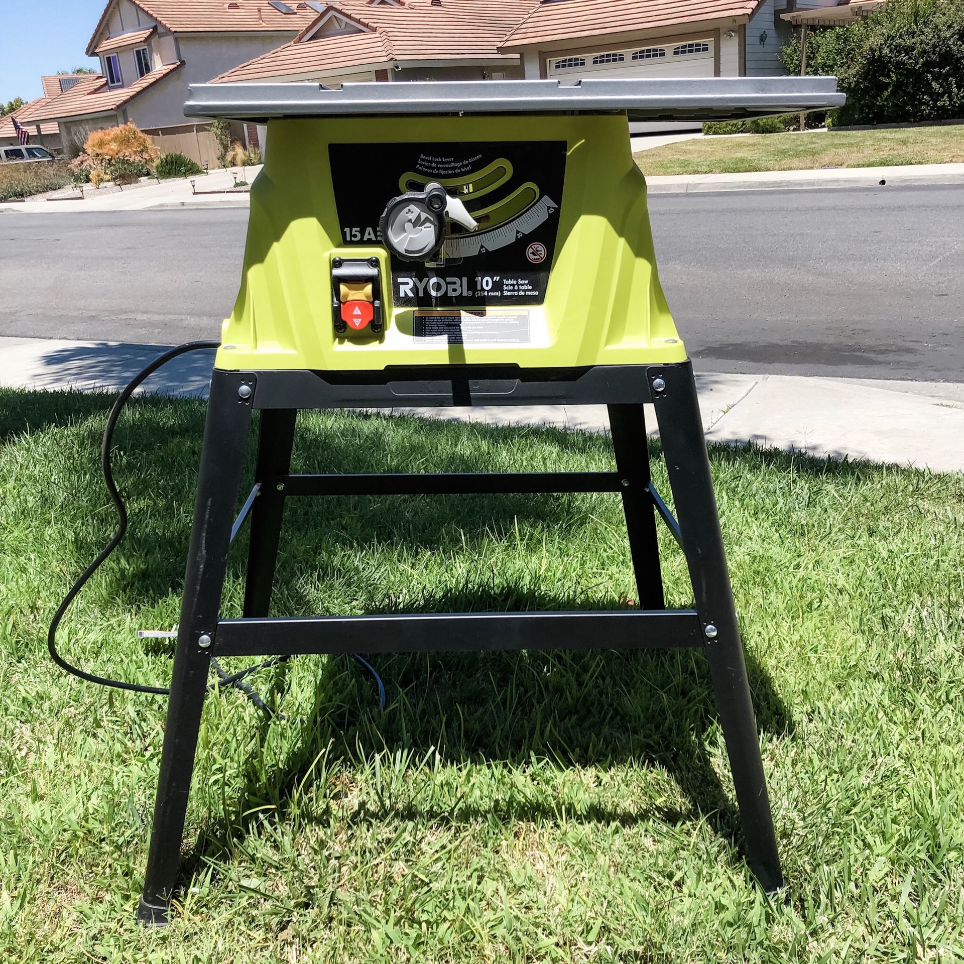 Ryobi 10” table saw