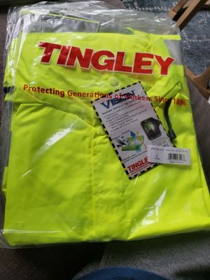 Photo Tingley Vision 7 Mil Polyurethane High-Visibility Jackets Size Large Brand new still in unopened packages. I have 6 of them. $35 each